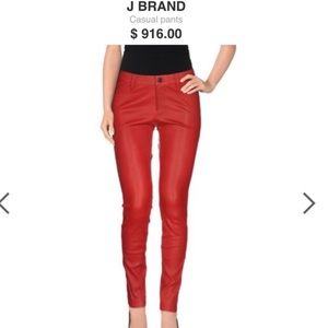 Jbrand leather pants